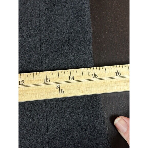 H Halston Velvet Blazer Blue Purple Medium One Button Stretch Pockets - Picture 5 of 11